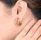 Classic Hoops - Max | 18kt Gold Plated