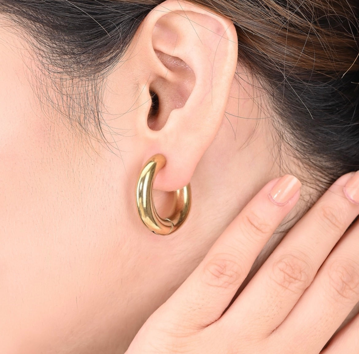 Classic Hoops - Max | 18kt Gold Plated