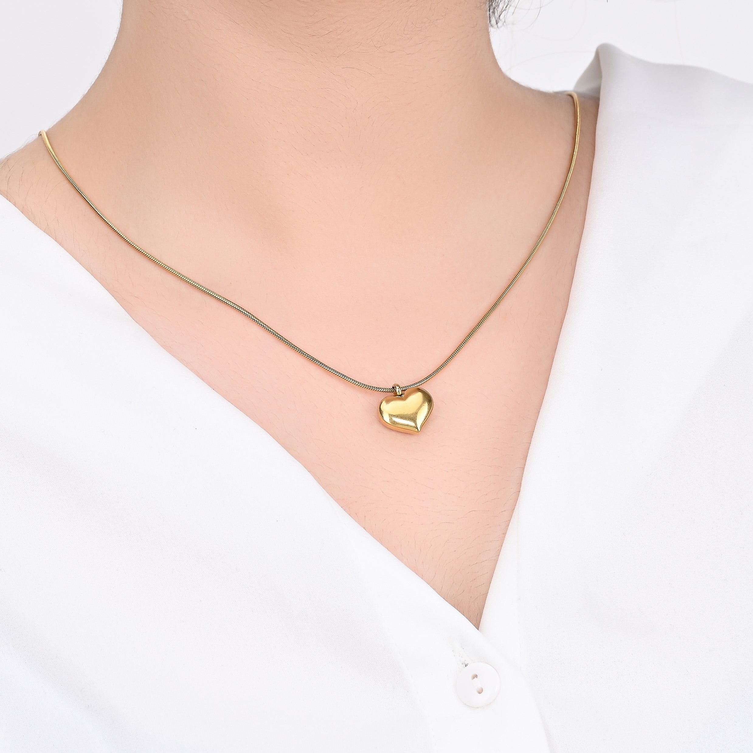 Playin Heart to Get Necklace | 18KT Gold Plated