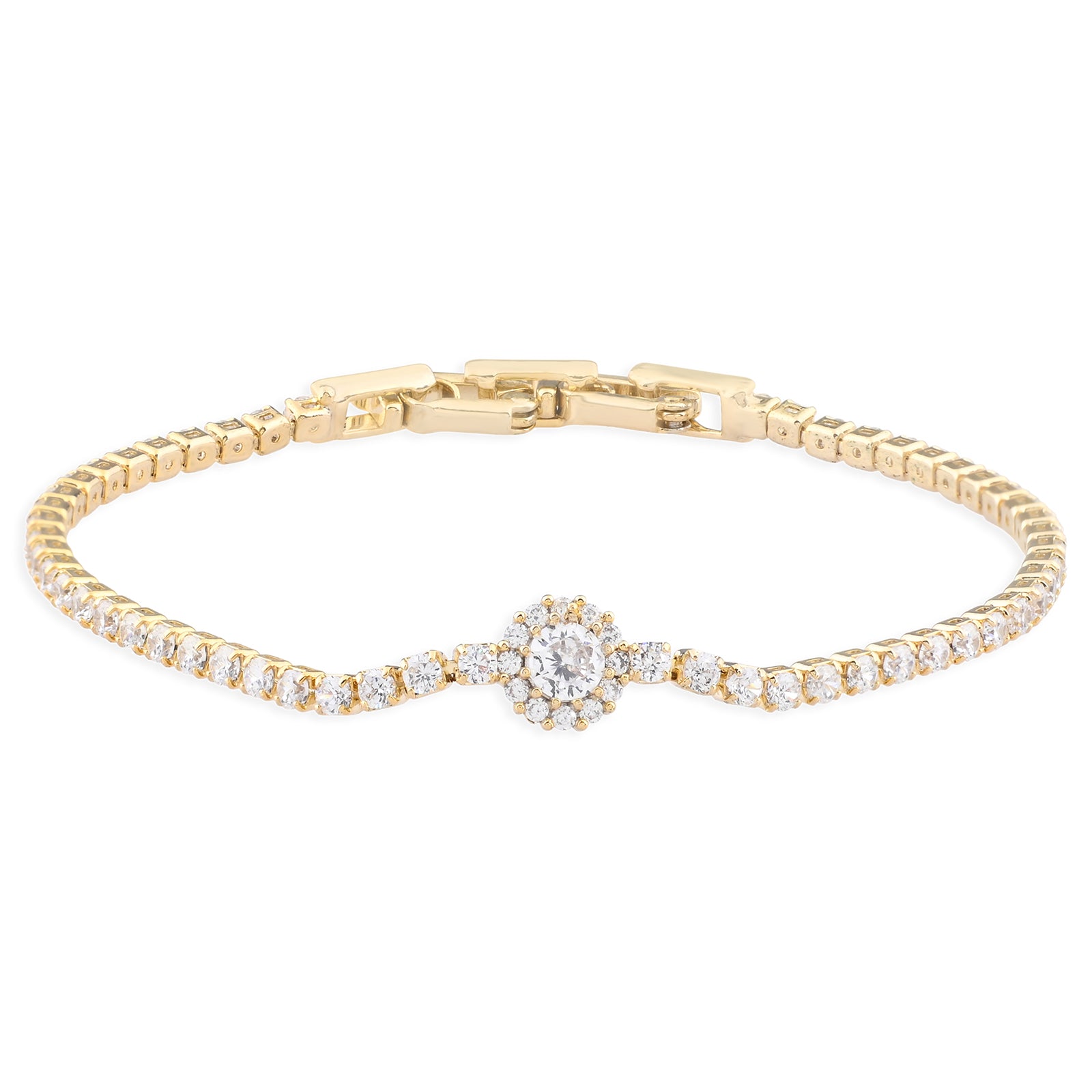 Margot Bling Bracelet (Gold) | 18kt Gold Plated
