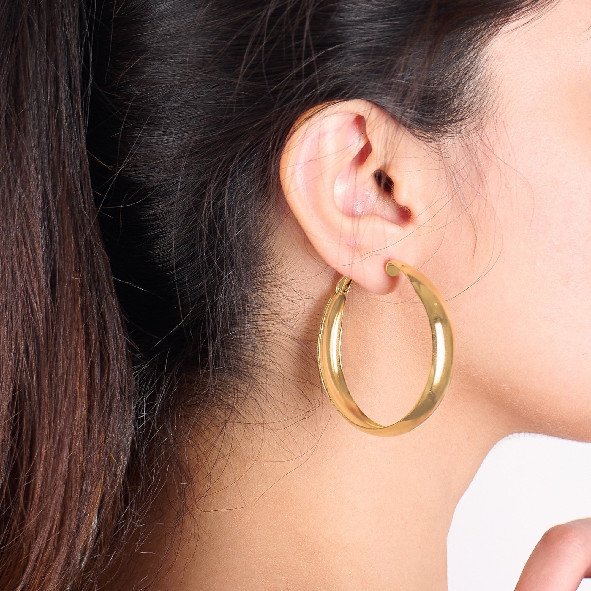 Hoola Hoop Hoops | 18kt Gold Plated