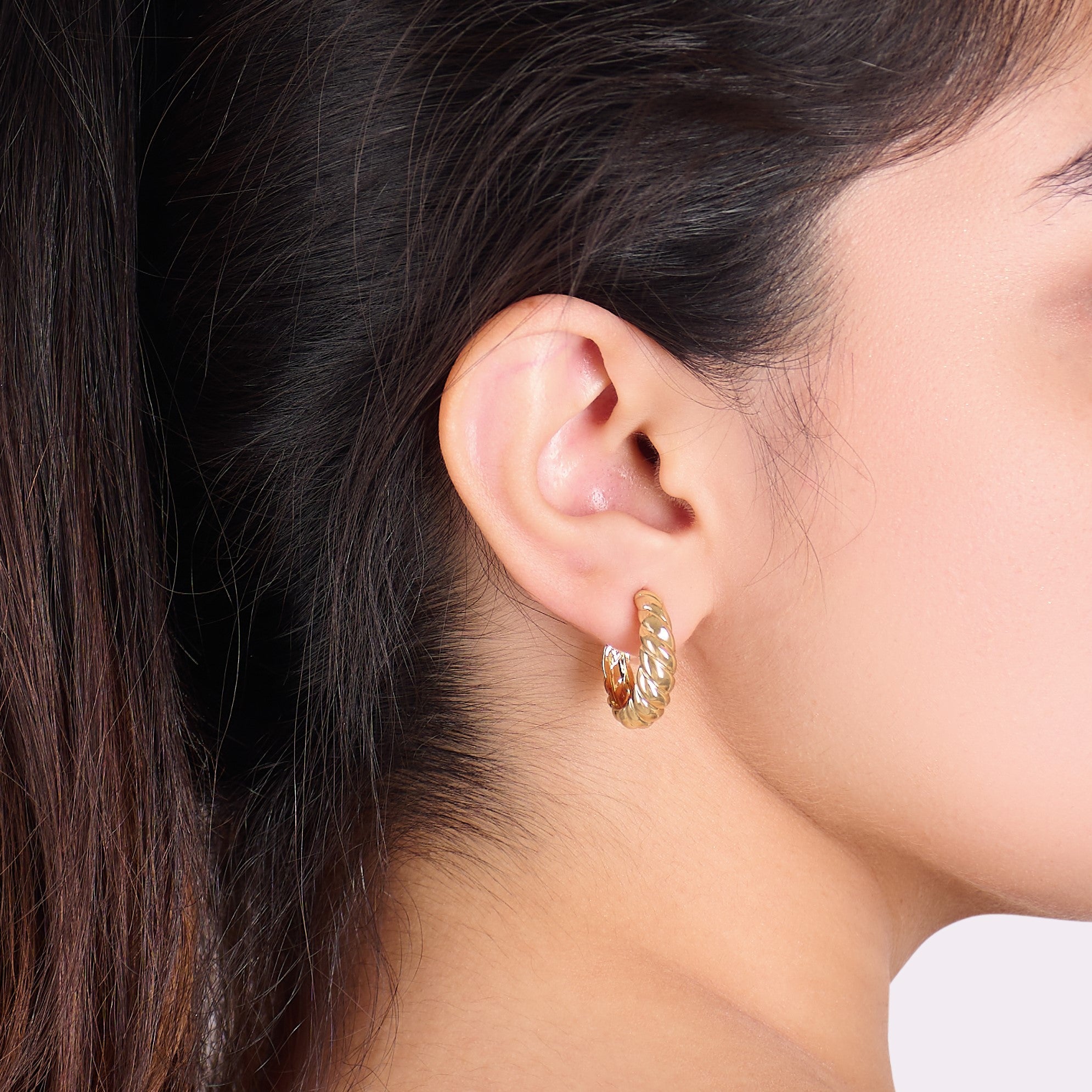 Ava Mini Hoops | 18kt Gold Plated