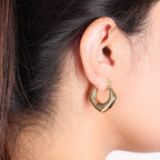 Dianna Hoop Small | 18kt Gold Plated