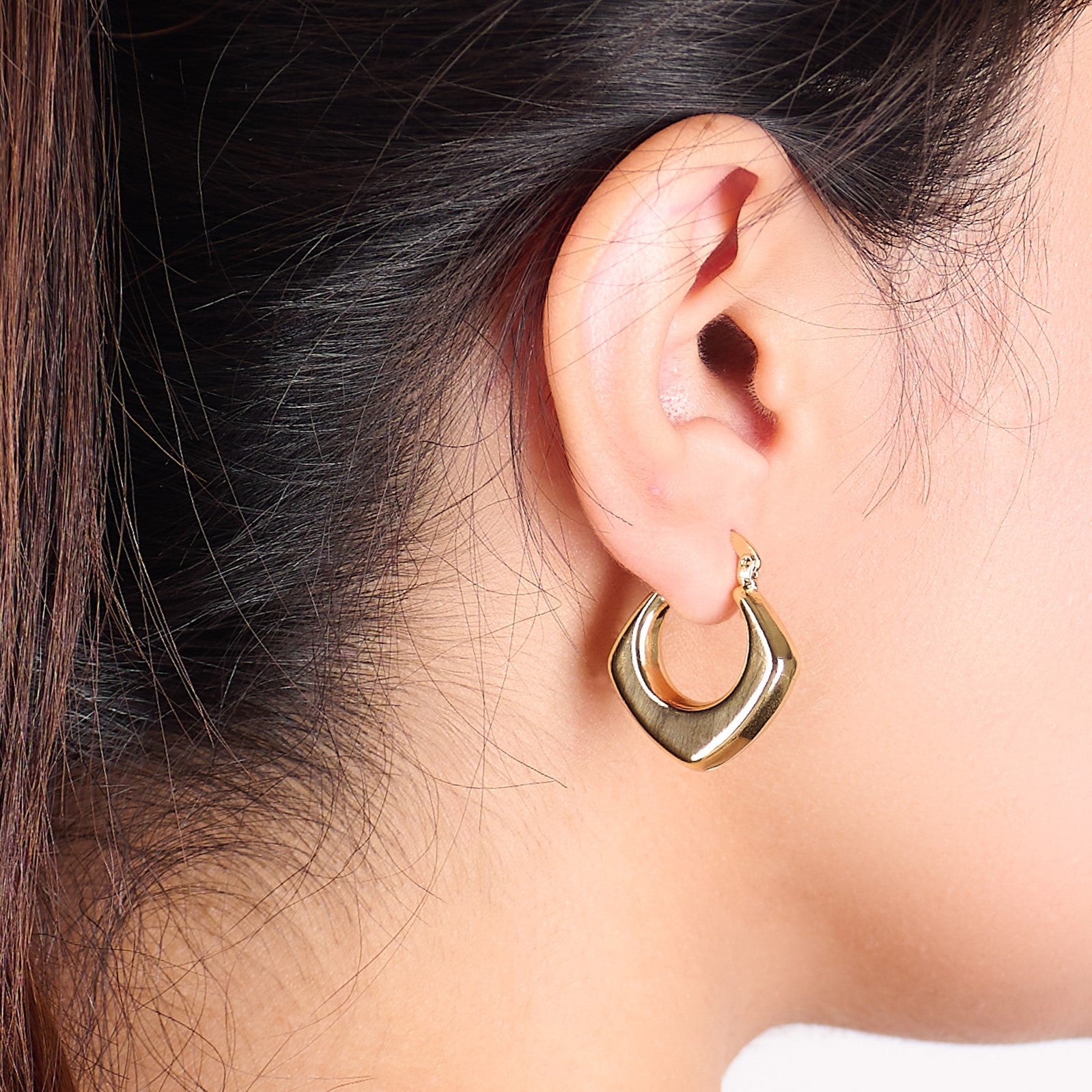 Dianna Hoop Small | 18kt Gold Plated