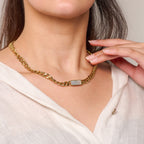 Moon Light Gold Necklace | 18kt Gold Plated