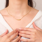 Walrus Minimal Necklace | 18kt Gold Plated