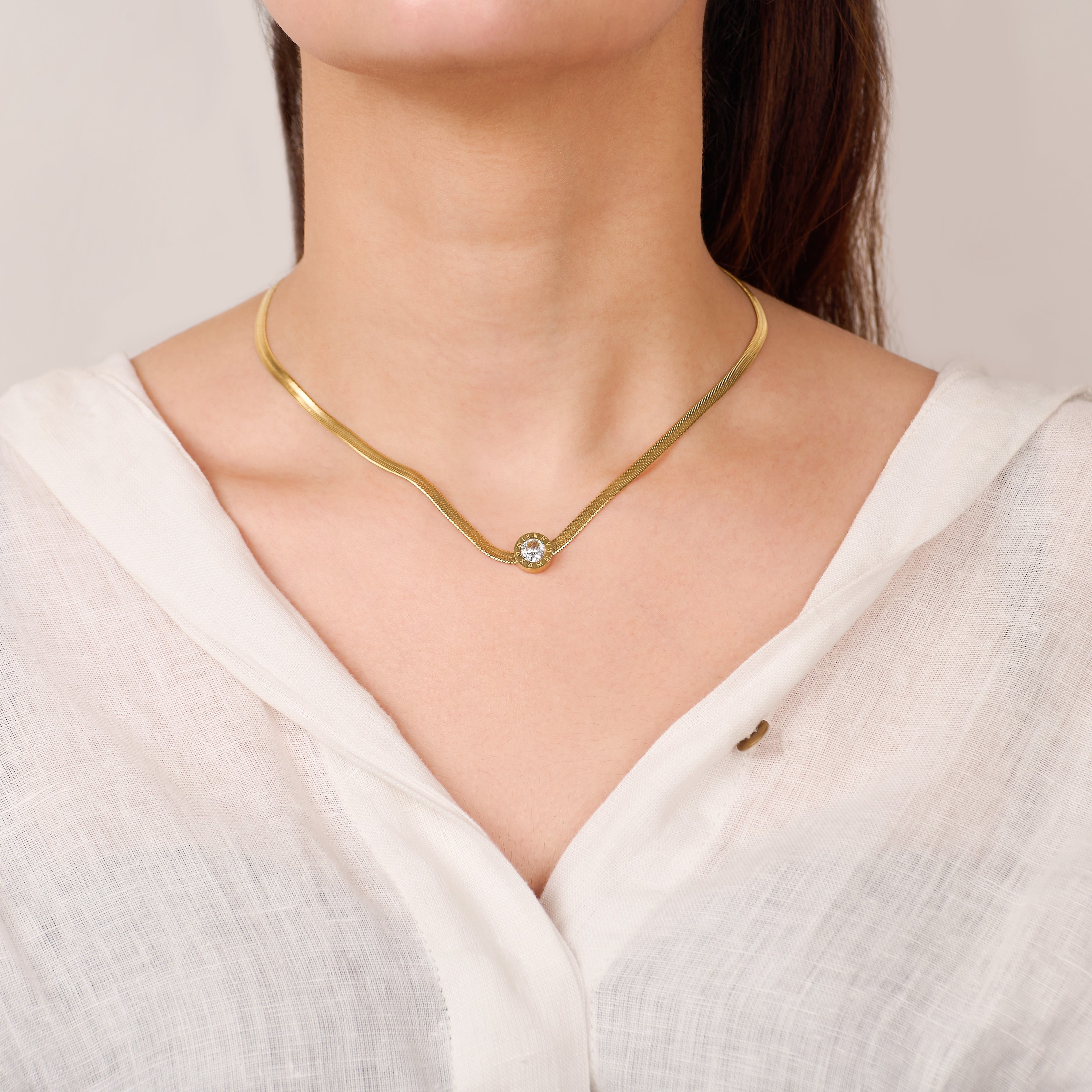 Scarlett Roman No. Necklace | 18kt Gold Plated