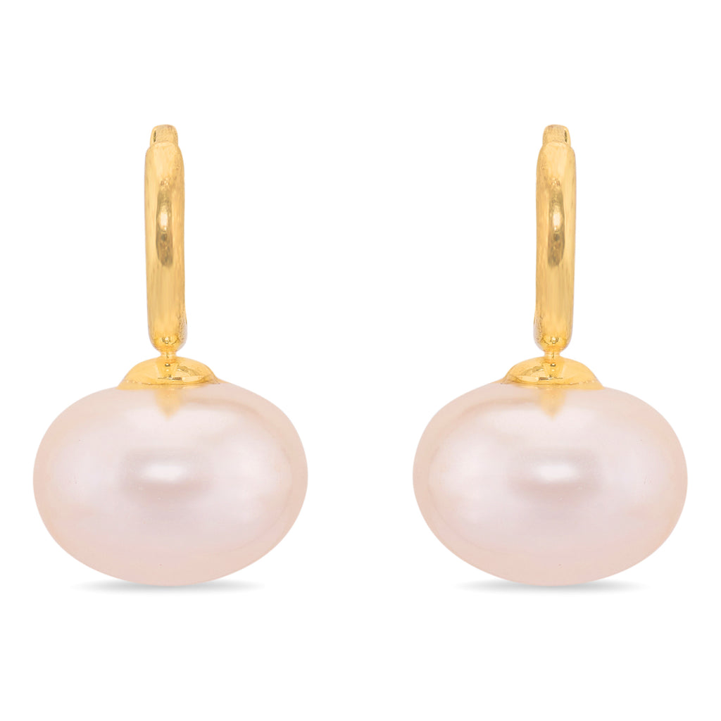 Vanilla Pearl Drop Earring  | 18kt Gold Plated