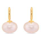 Vanilla Pearl Drop Earring  | 18kt Gold Plated