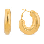 She Thicc Hoops | 18kt Gold Plated