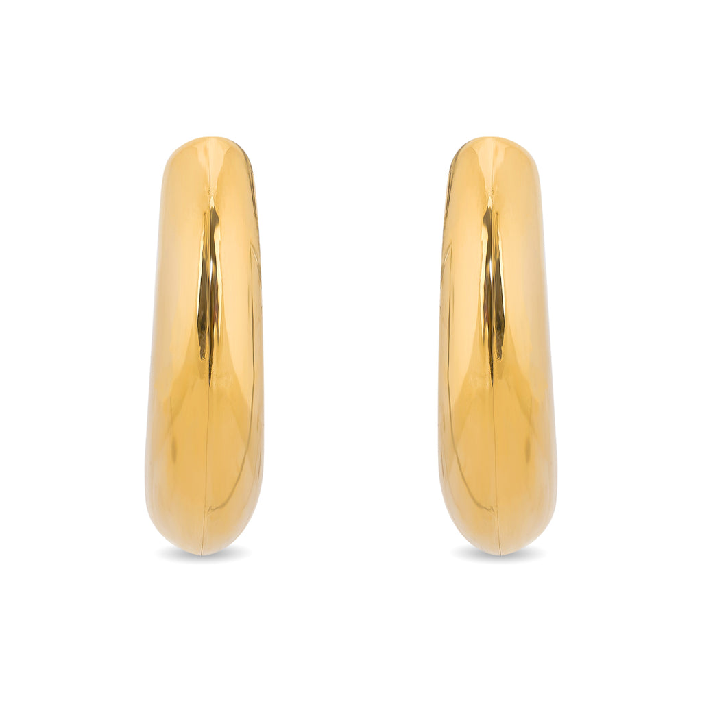 She Thicc Hoops | 18kt Gold Plated