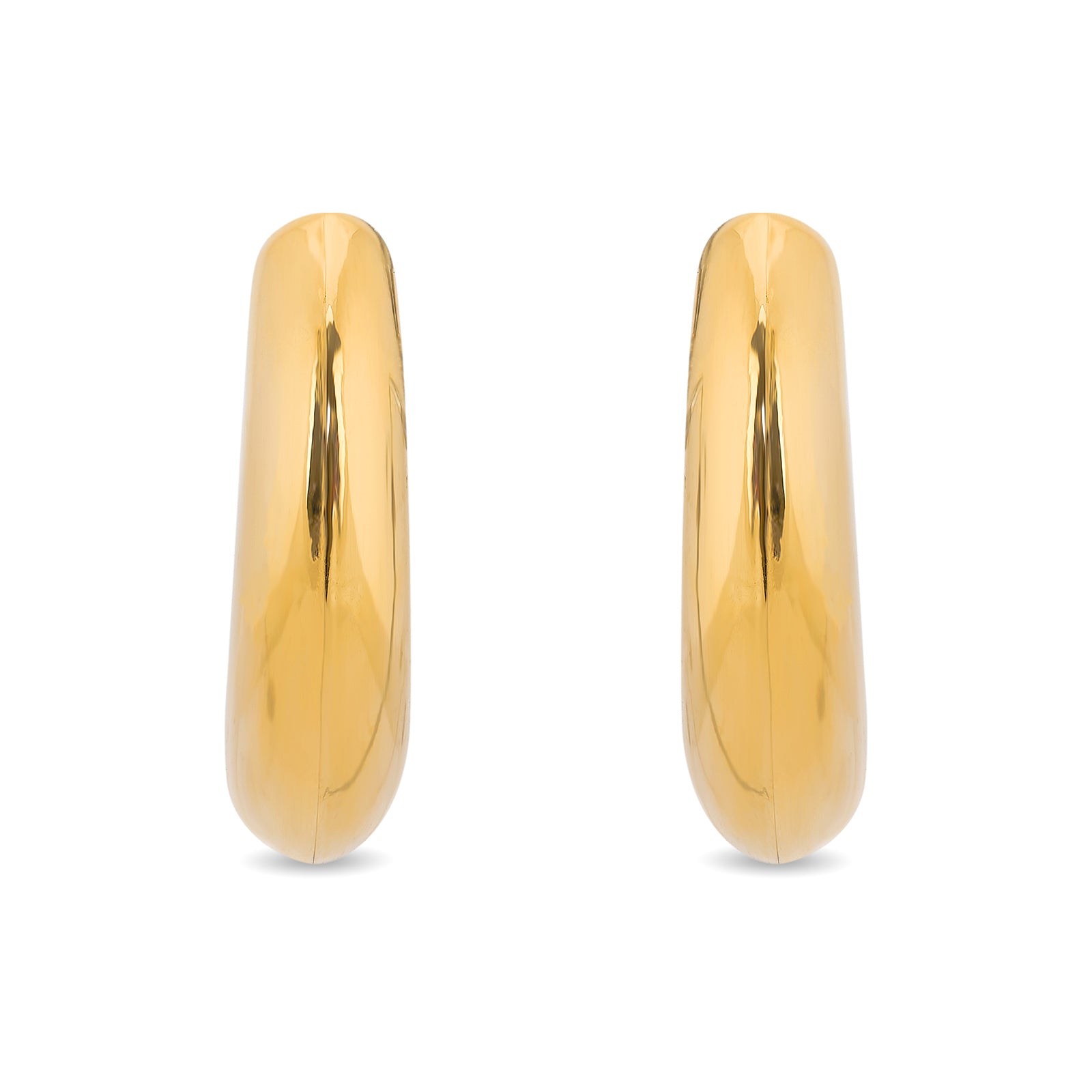 She Thicc Hoops | 18kt Gold Plated