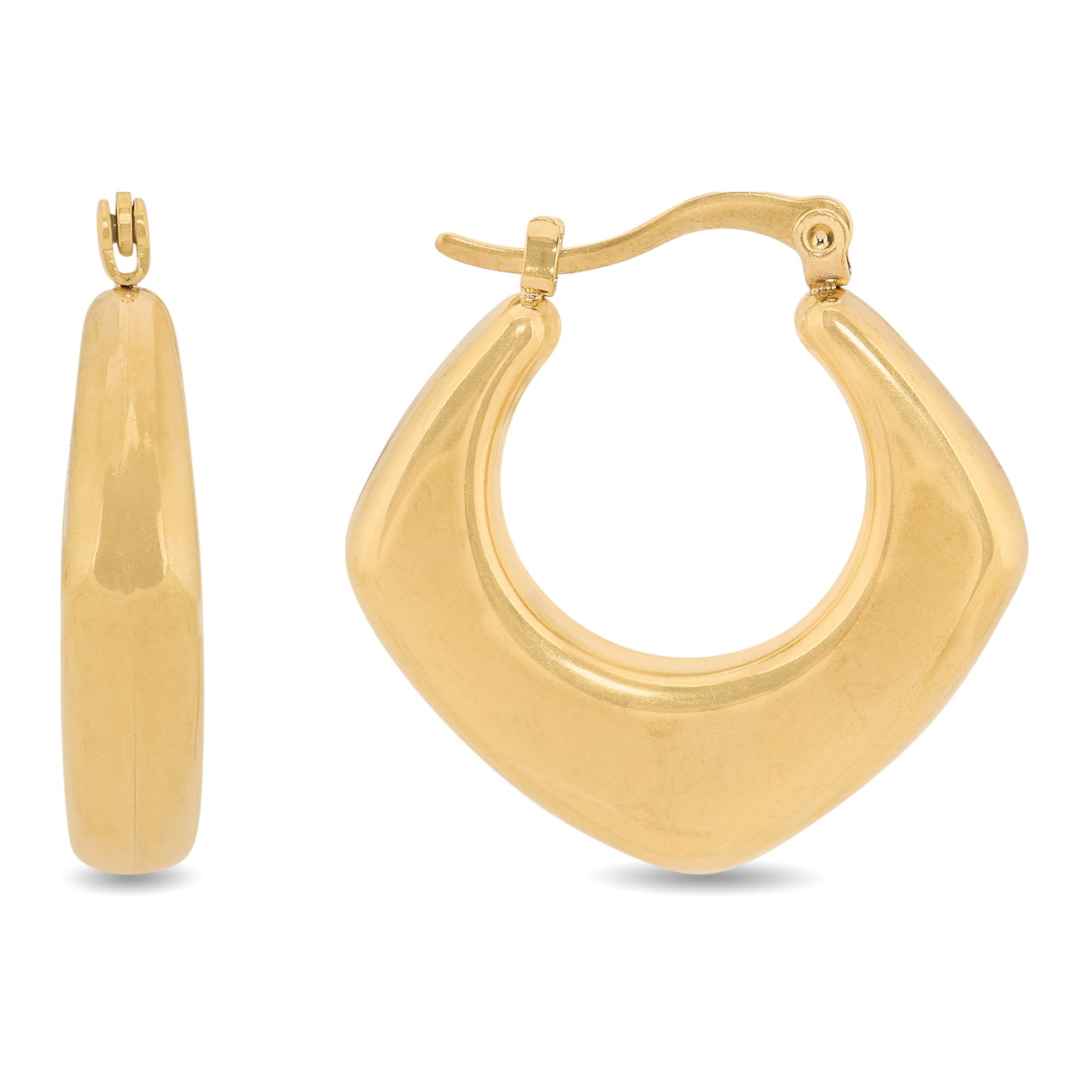 Dianna Hoop Small | 18kt Gold Plated