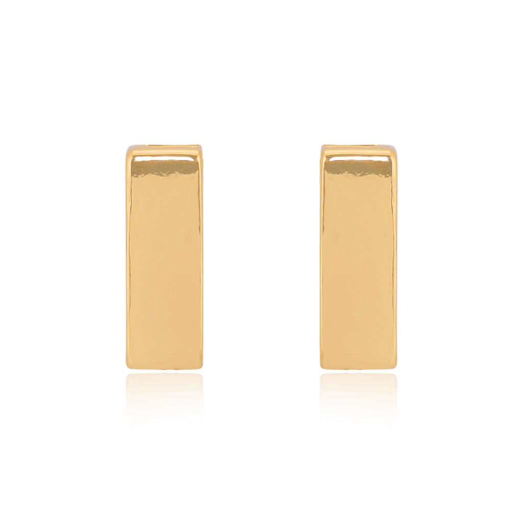 Charlotte Mini Square Earring | 18kt Gold Plated