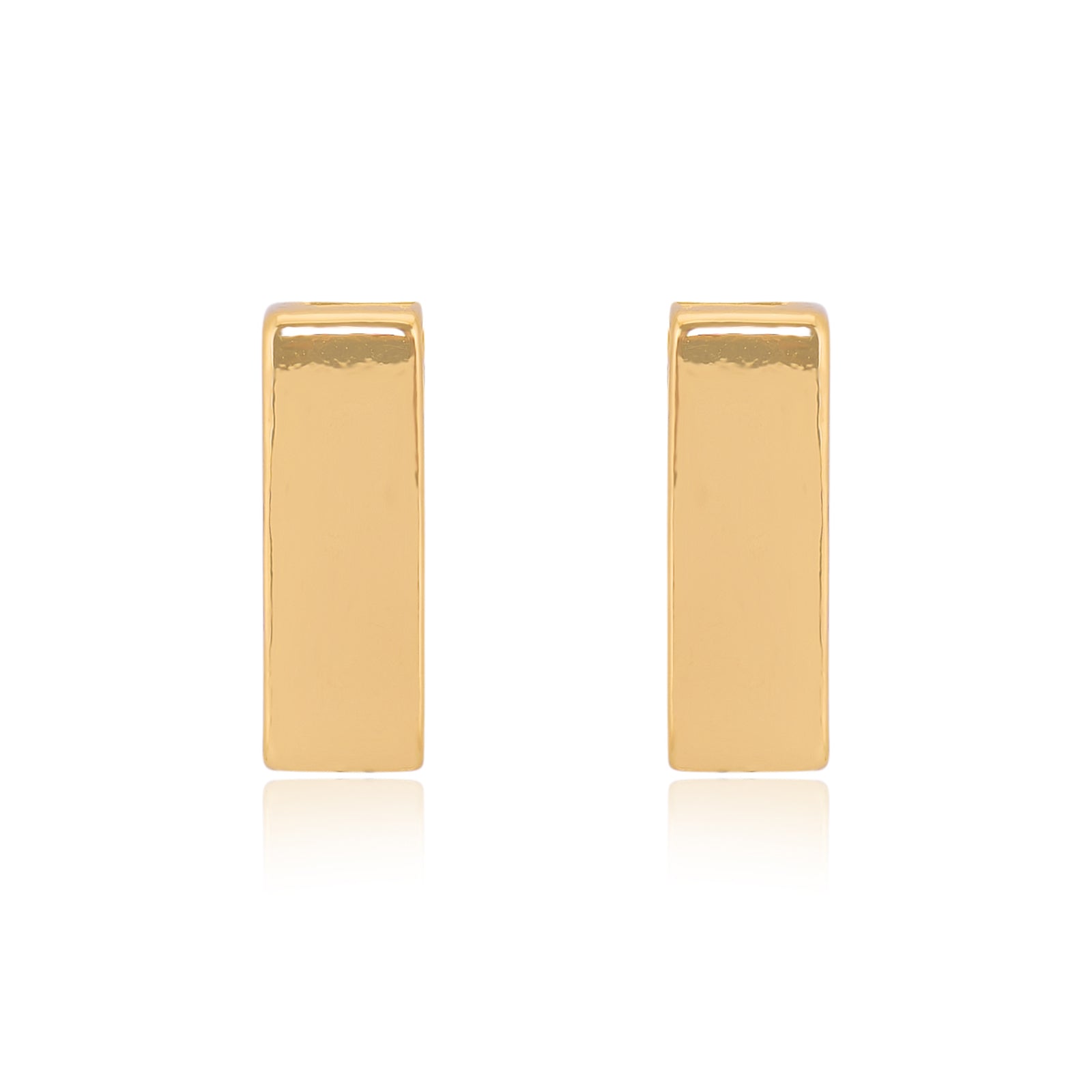 Charlotte Mini Square Earring | 18kt Gold Plated