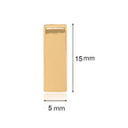 Charlotte Mini Square Earring | 18kt Gold Plated