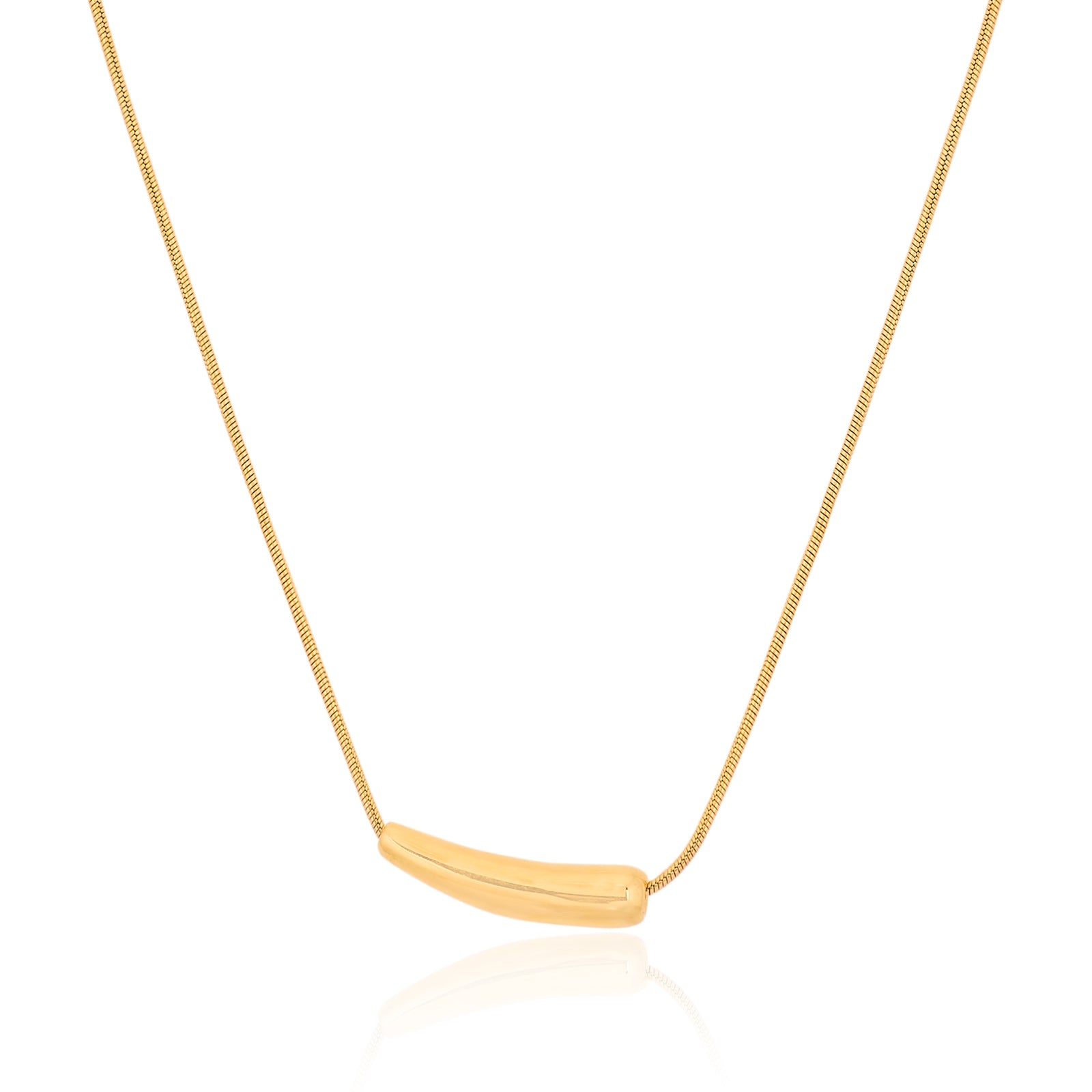 Walrus Minimal Necklace | 18kt Gold Plated