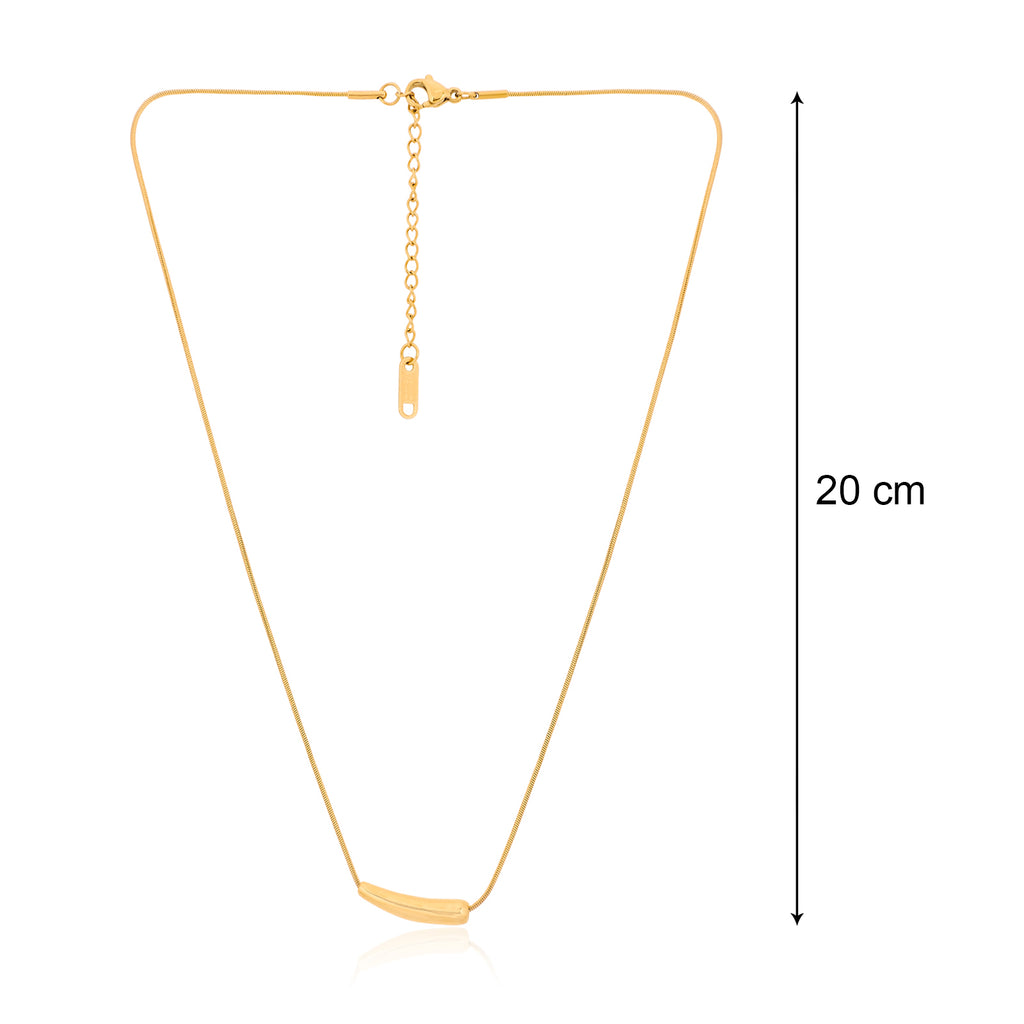 Walrus Minimal Necklace | 18kt Gold Plated