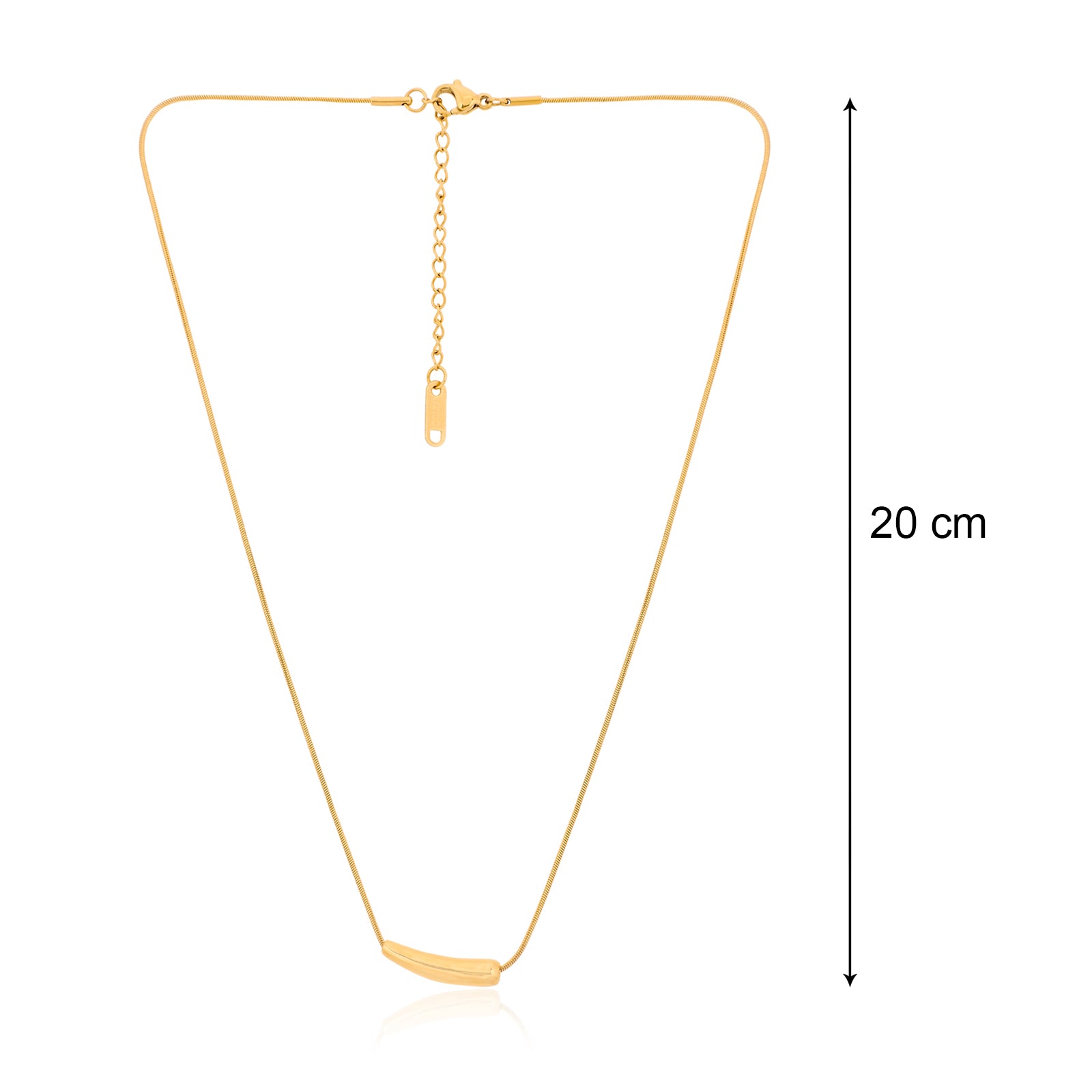 Walrus Minimal Necklace | 18kt Gold Plated