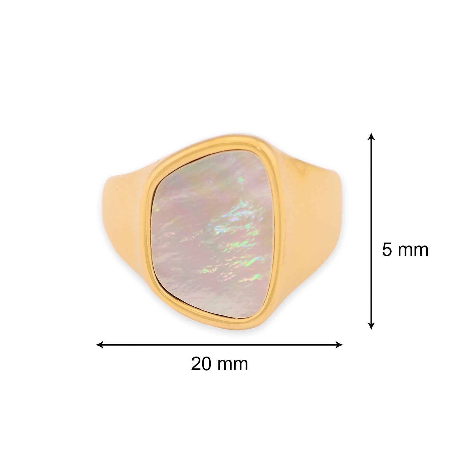 Moonlight Ring | 18kt Gold Plated