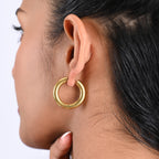 Classic Hoops - Max | 18kt Gold Plated