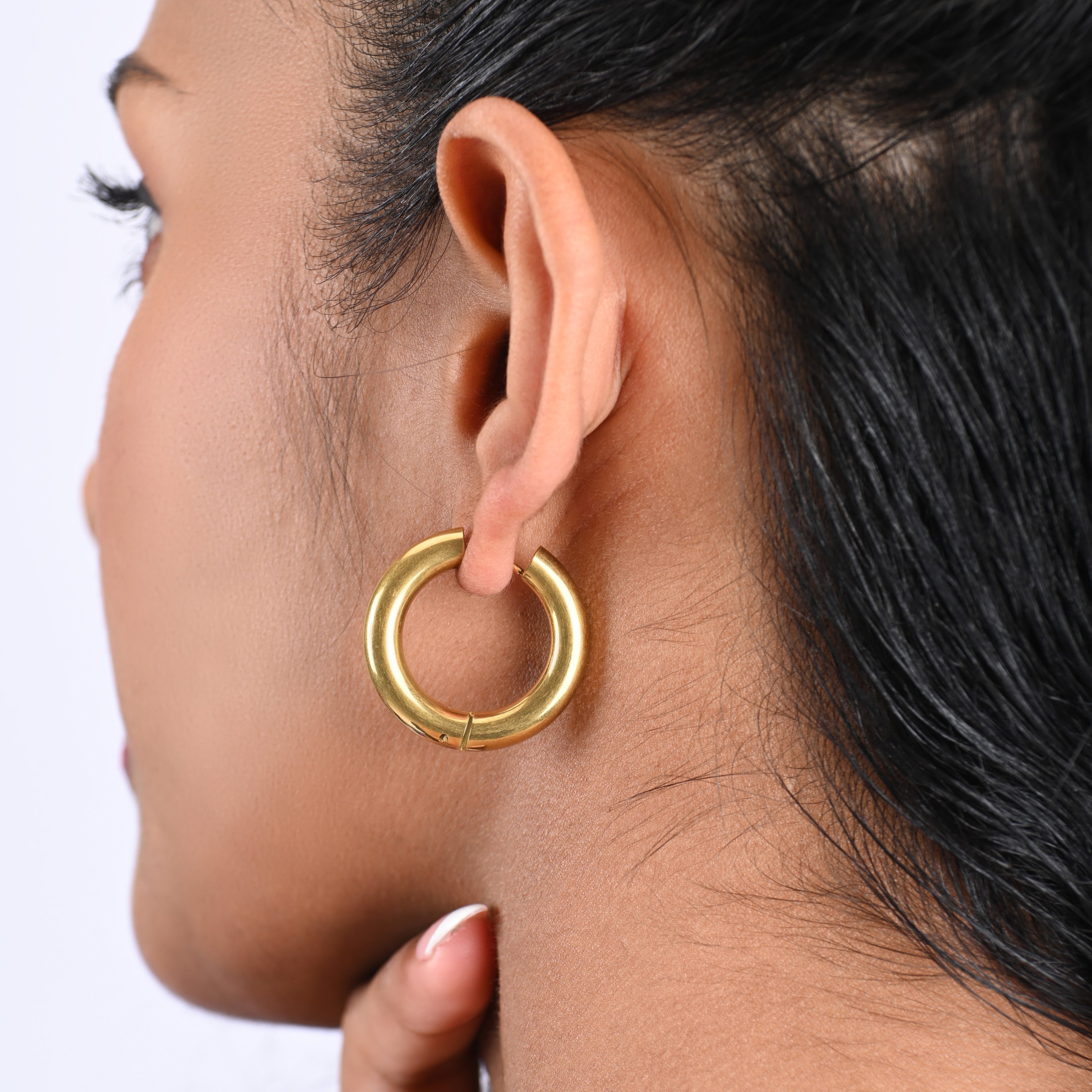 Classic Hoops - Max | 18kt Gold Plated