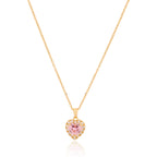Valentine Heart Pendant Necklace | 18kt Gold Plated
