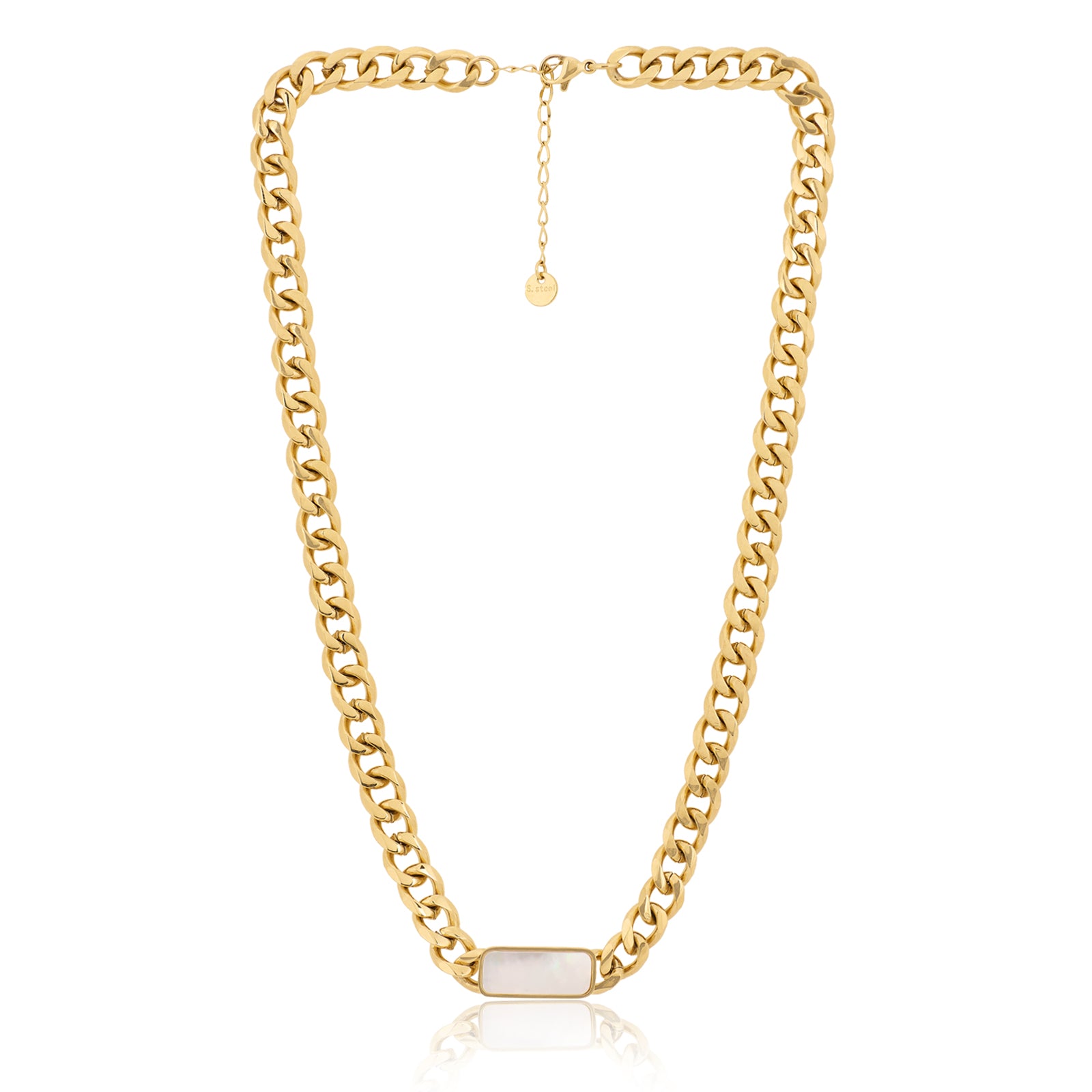 Moon Light Gold Necklace | 18kt Gold Plated