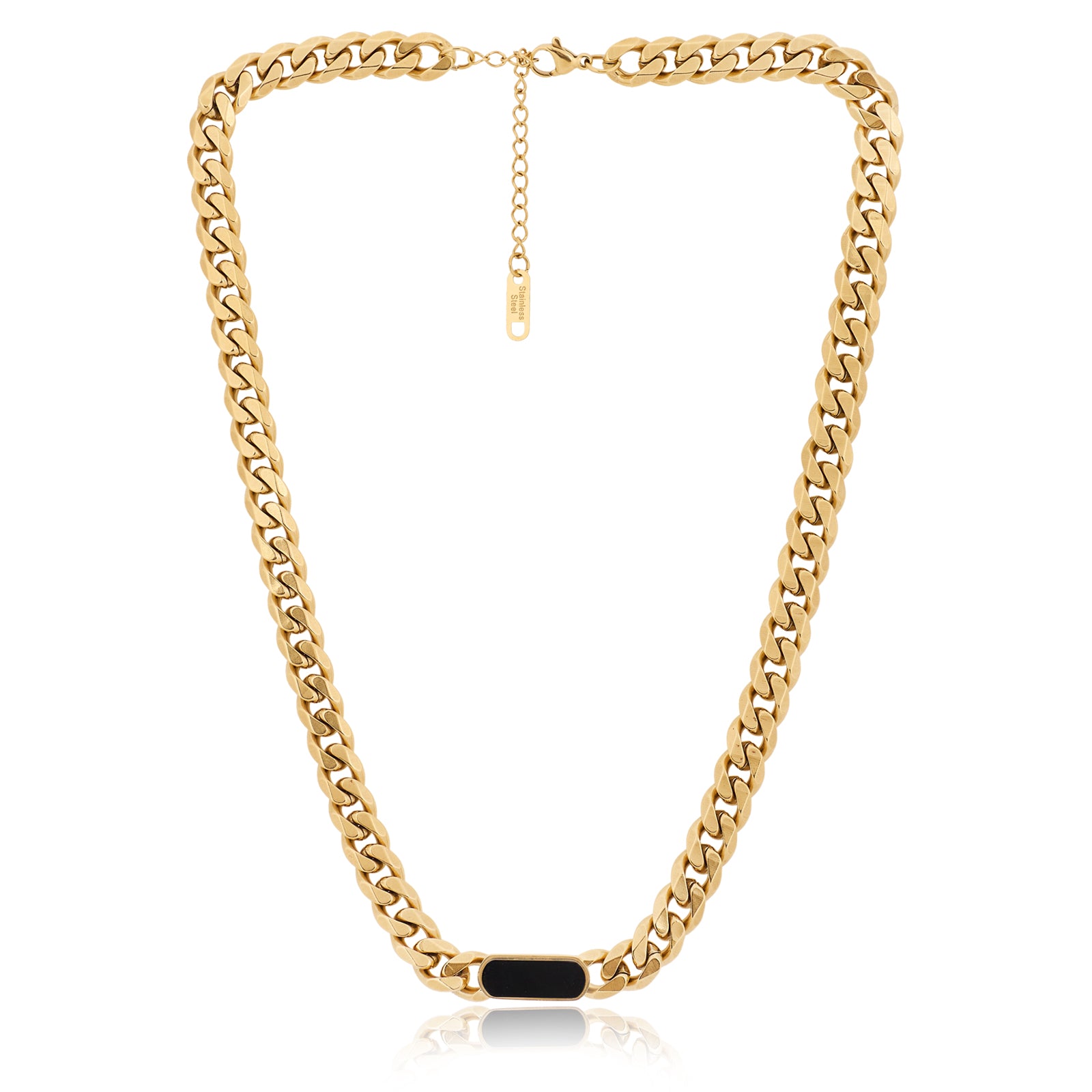 Noir Gold Necklace | 18kt Gold Plated