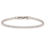 Bling Bracelet Thin (White and Silver)