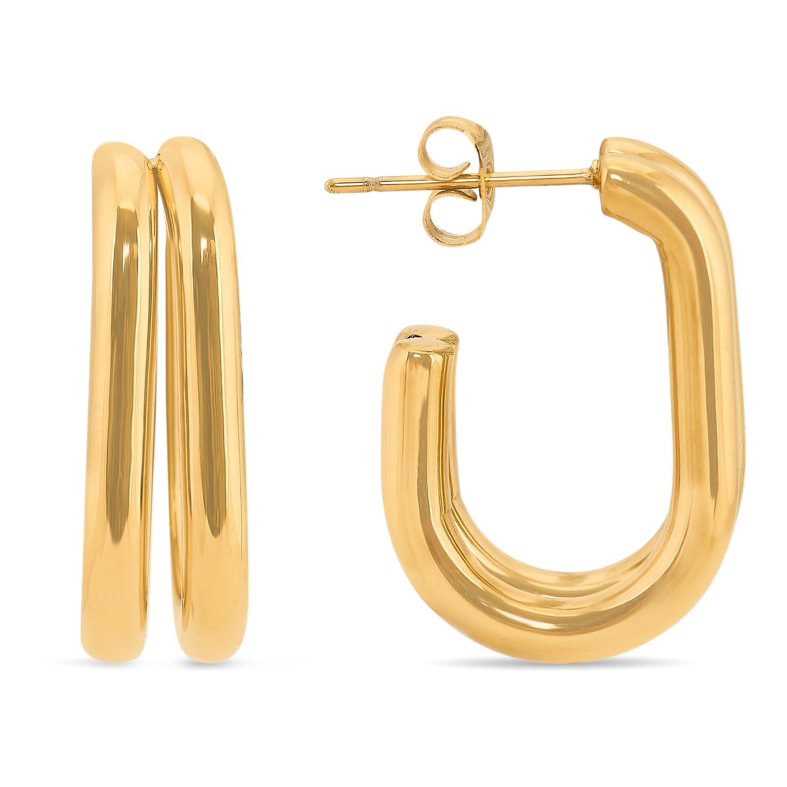 GIGI Hoops | 18kt Gold Plated