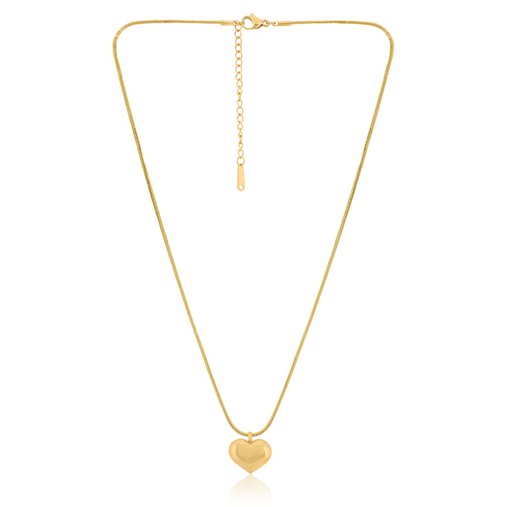 Self Love Golden Pendant Necklace | 18kt Gold Plated