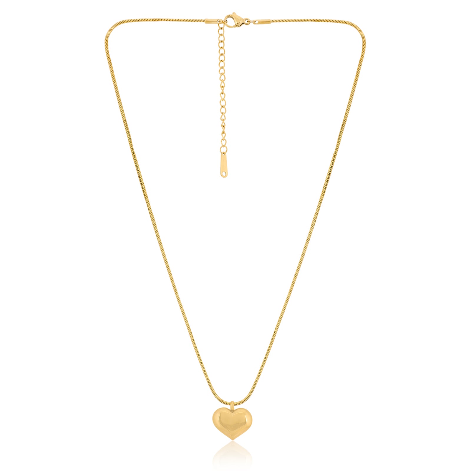 Self Love Golden Pendant Necklace | 18kt Gold Plated