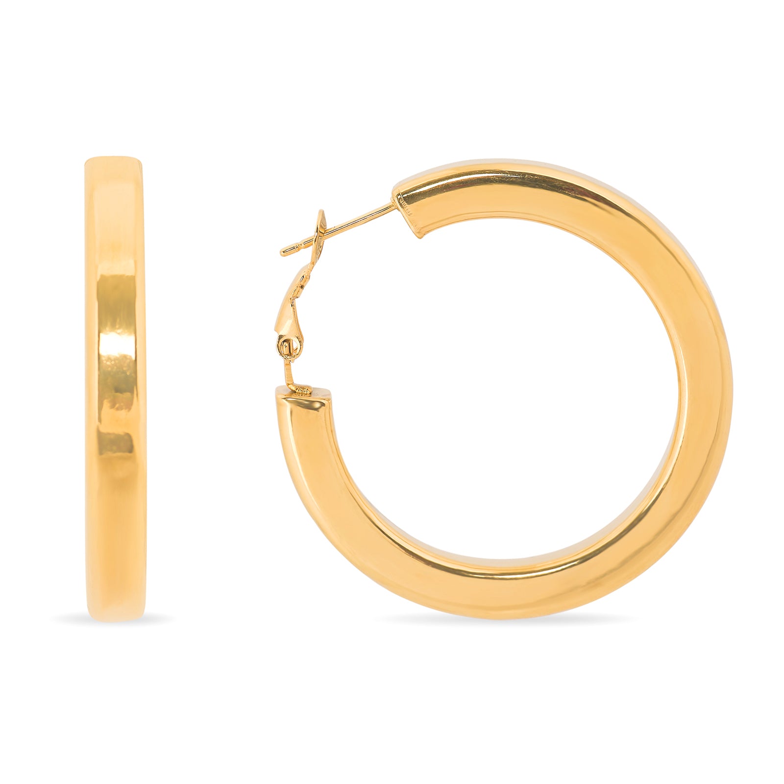 Willow Chunky Earring | 18kt Gold Plated
