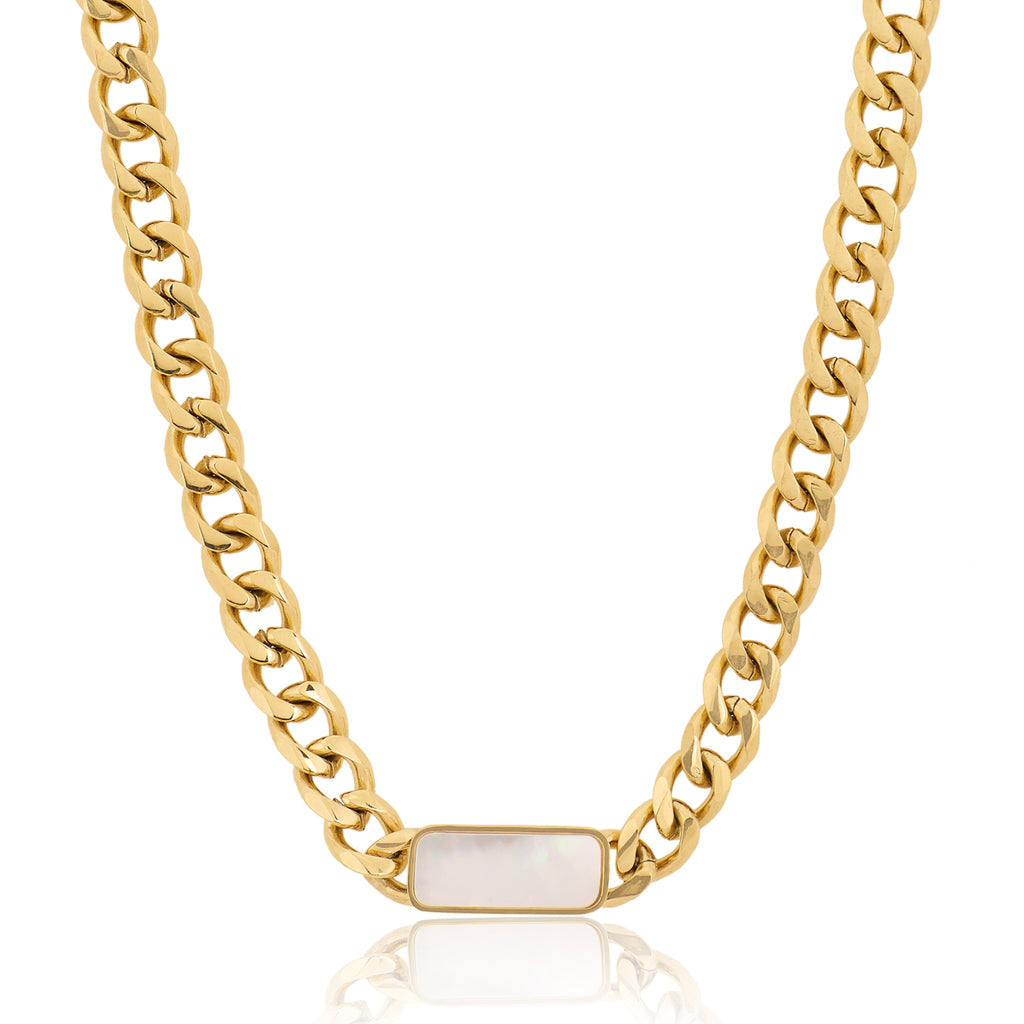 Moon Light Gold Necklace | 18kt Gold Plated