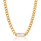 Moon Light Gold Necklace | 18kt Gold Plated