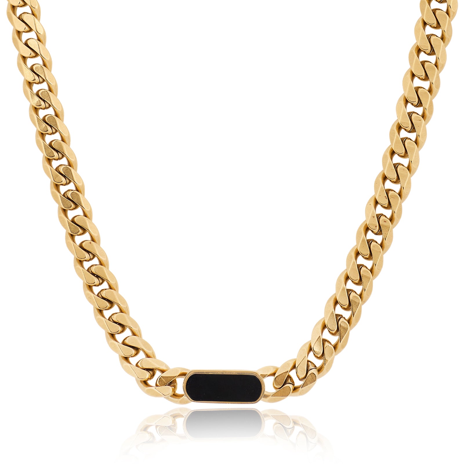 Noir Gold Necklace | 18kt Gold Plated