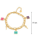 Lock And Key Bracelet | 18kt Gold Plated