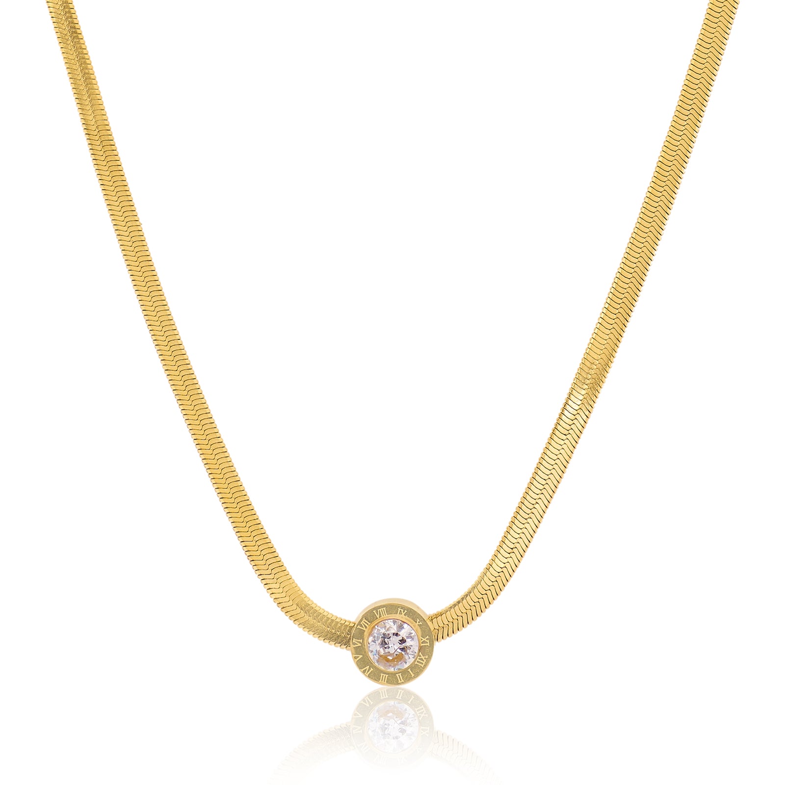 Scarlett Roman No. Necklace | 18kt Gold Plated