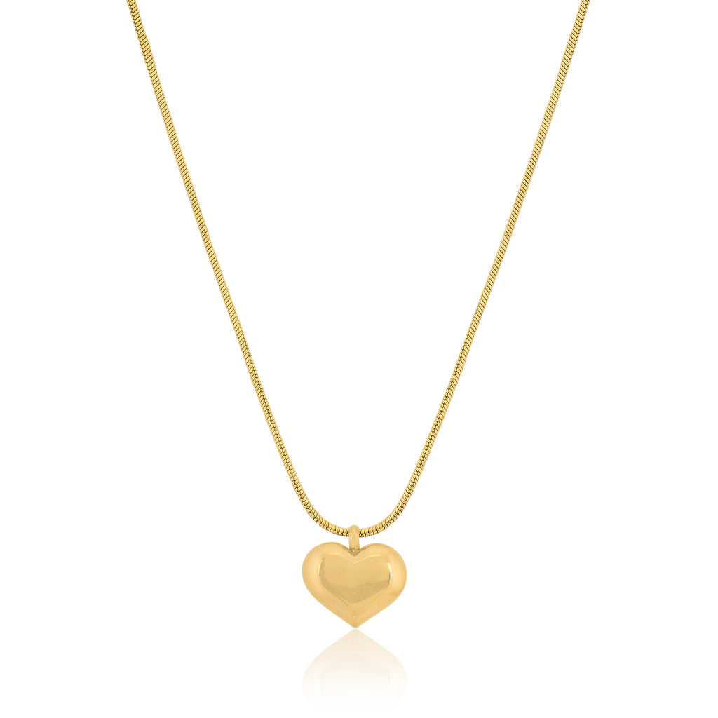 Self Love Golden Pendant Necklace | 18kt Gold Plated