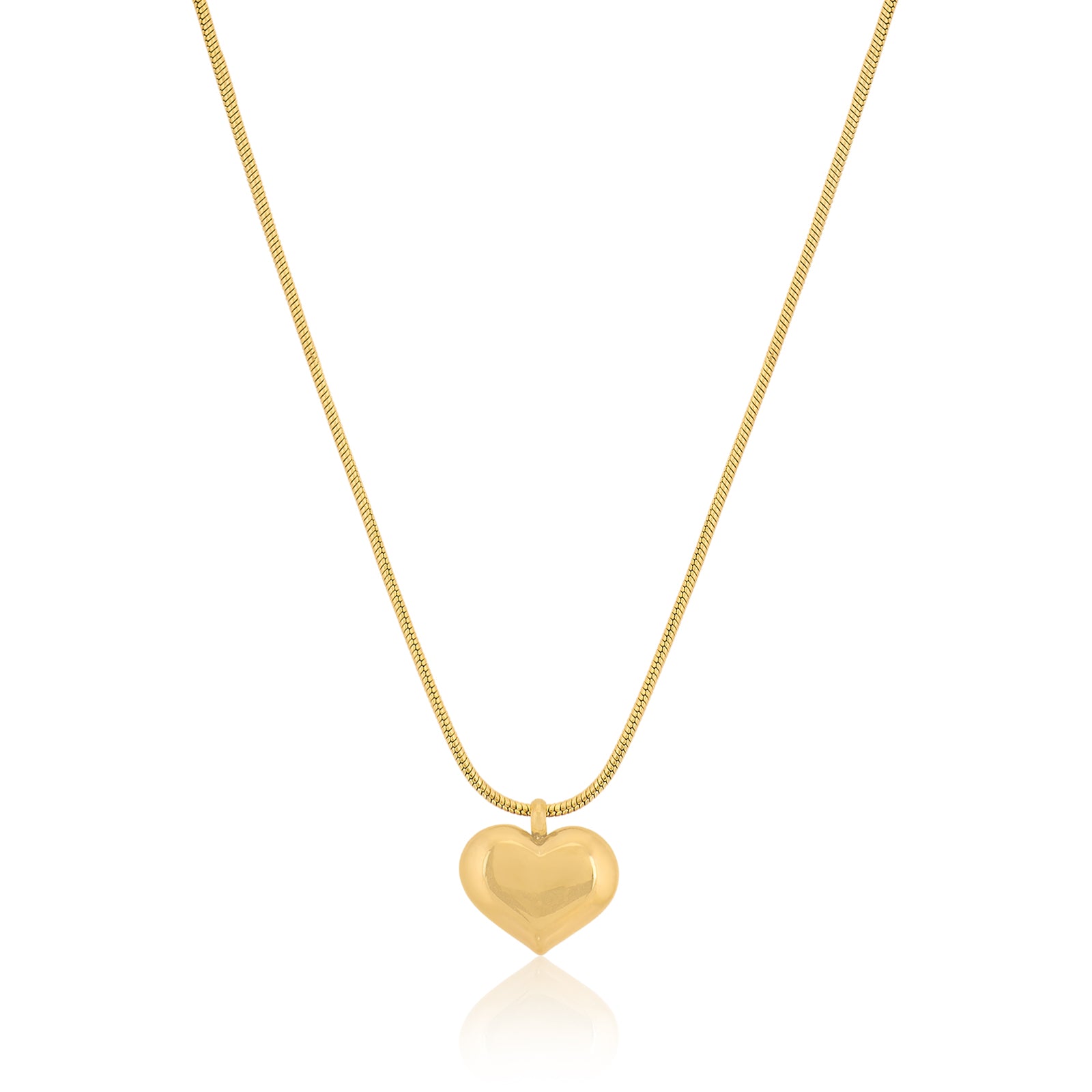 Self Love Golden Pendant Necklace | 18kt Gold Plated