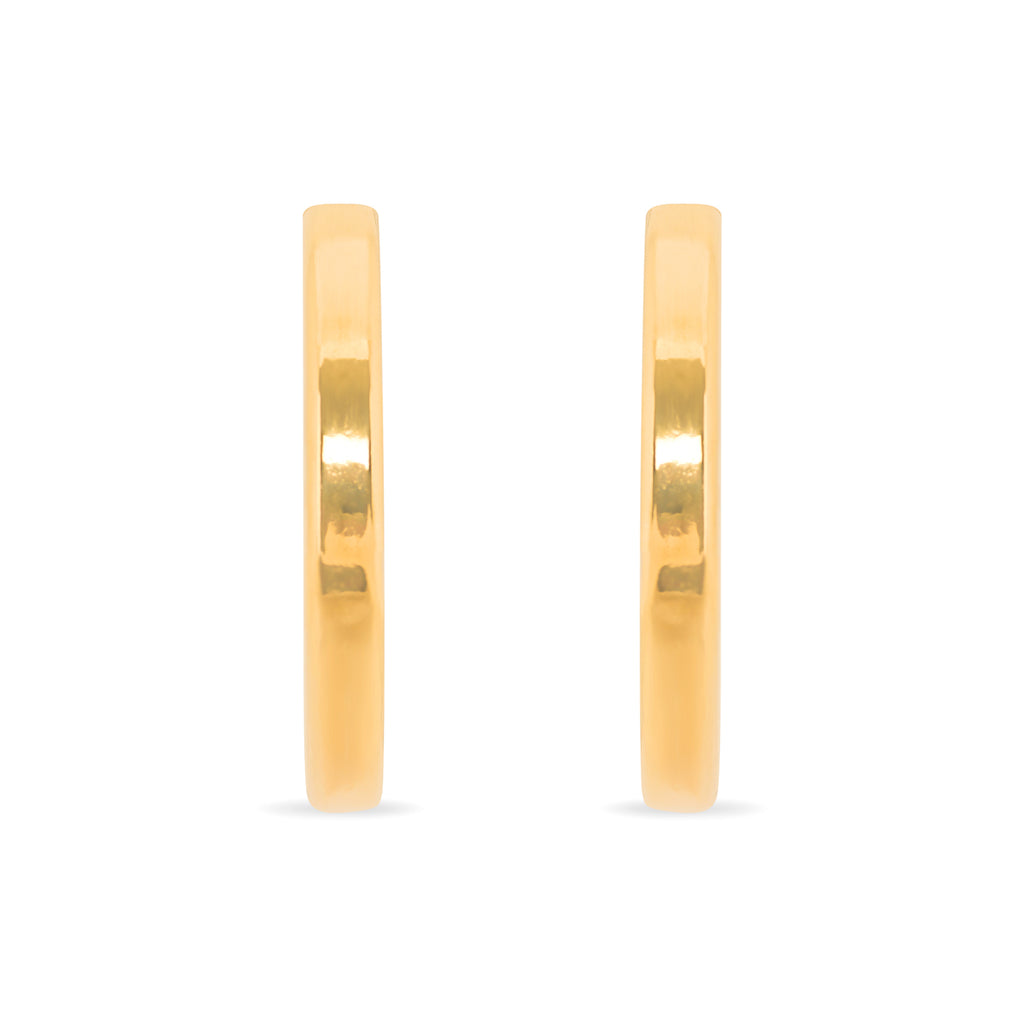 Willow Chunky Earring | 18kt Gold Plated