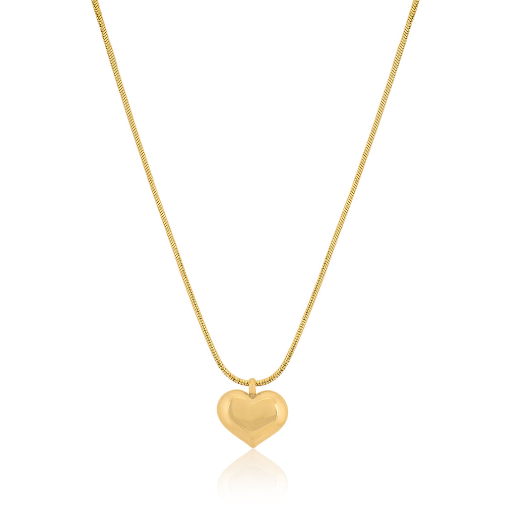 Playin Heart to Get Necklace | 18KT Gold Plated