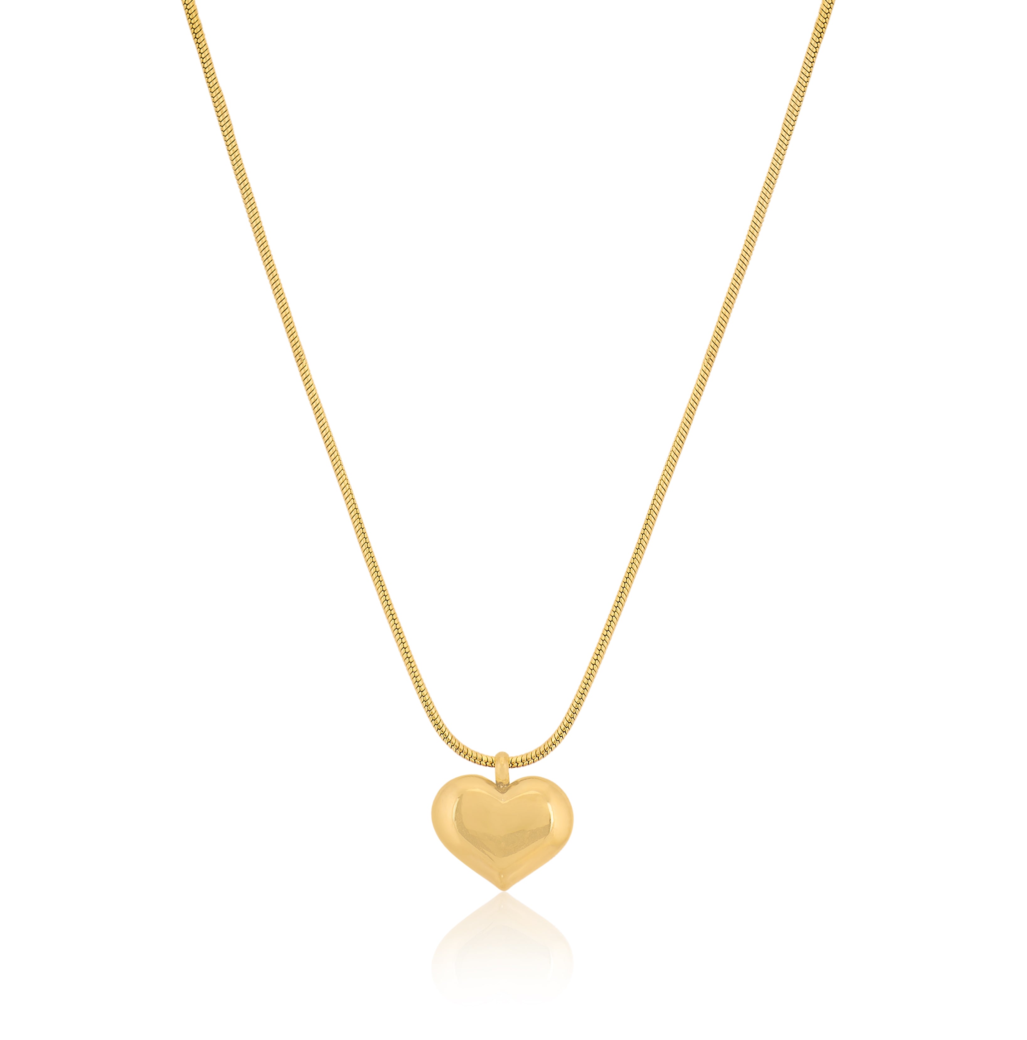 Playin Heart to Get Necklace | 18KT Gold Plated