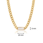 Moon Light Gold Necklace | 18kt Gold Plated
