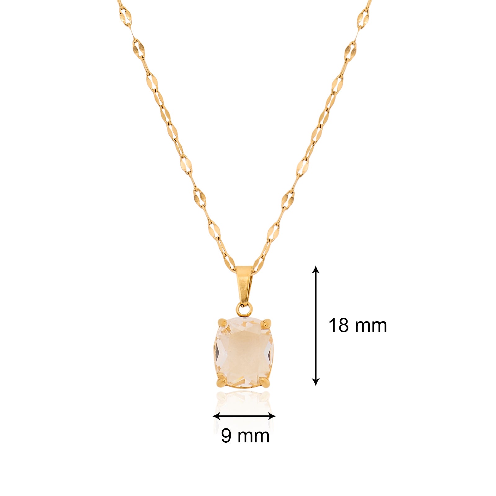 Rare Pendant Necklace | 18kt Gold Plated