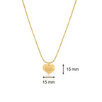 Self Love Golden Pendant Necklace | 18kt Gold Plated