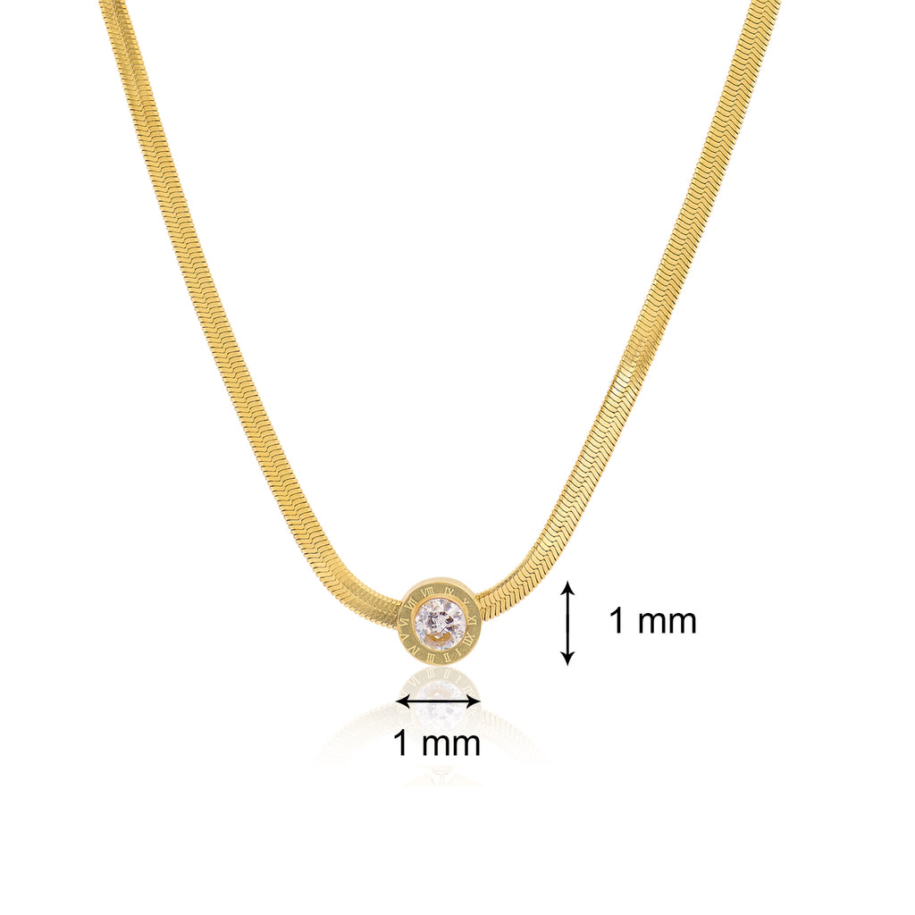 Scarlett Roman No. Necklace | 18kt Gold Plated