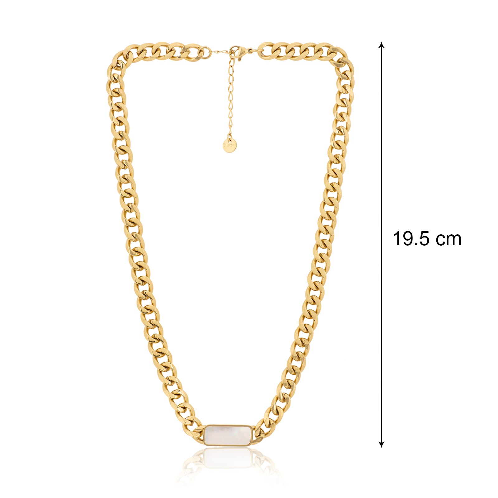 Moon Light Gold Necklace | 18kt Gold Plated