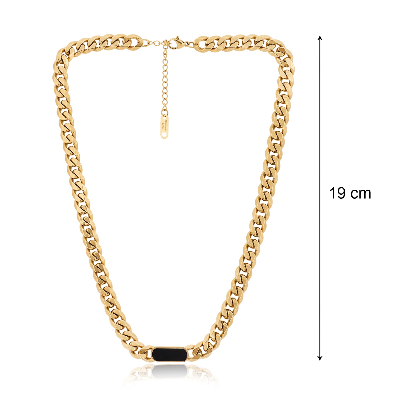 Noir Gold Necklace | 18kt Gold Plated